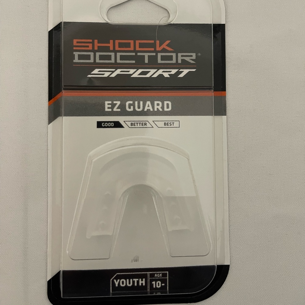 Shock Doctor Sport EZ Guard Youth Age 10 Mouth Guard Mouthpiece